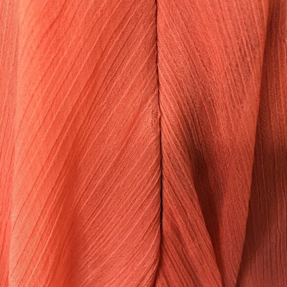 Reiss Women's Orange Square Neck Open Flare Lace Dress Size 0 Cocktail - Picture 8 of 16